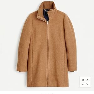J. Crew Lodge Coat in Italian Stadium-Cloth Wool